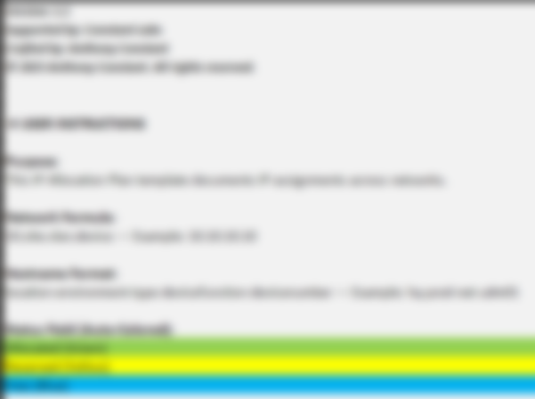 Router Config Template Preview